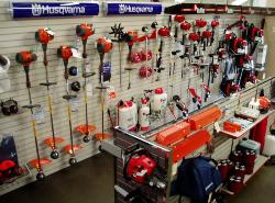 Full Line of Husqvarna outdoor power equipment.