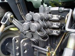 TYM Tractor Rear Remotes.