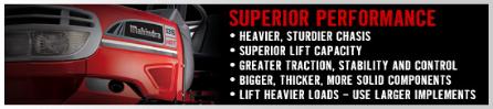 SUPERIOR PERFORMANCE ON MAHINDRA TRACTORS