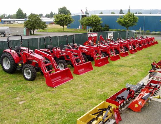 A WIDE VARIETY OF MAHINDRA TRACTORS.